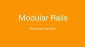 The Modular Workflow cover